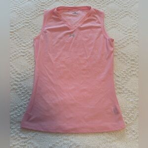 Under Armour Light Pink Athletic Top Dri-fit